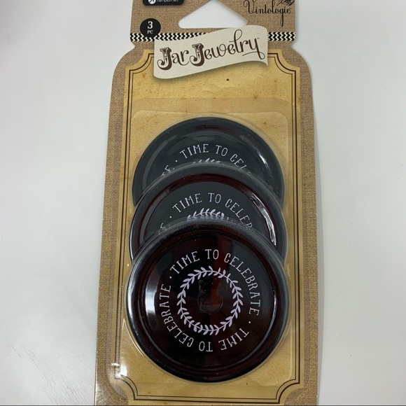 Vintologie Other - Jar Jewelry Lids. 3 pc pack